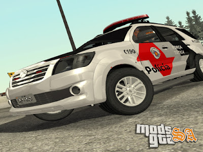 Toyota Hilux SW4 2014 Forca Tatica para GTA San Andreas